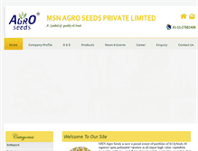 Tablet Screenshot of msnagroseeds.com